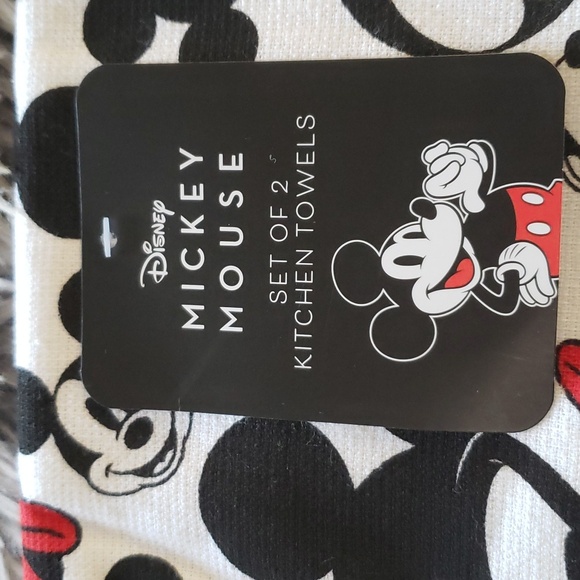 Disney Classic Mickey and Minnie Cotton Kitchen Towel Set - Picture 7 of 8